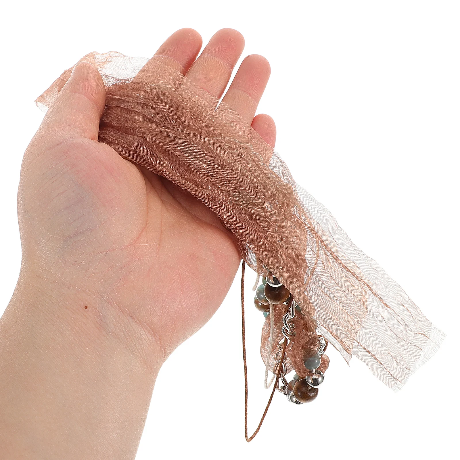 

Elegant Boho Waist Belt for Women Featuring Realistic Stones Lace Trim Beaded Mesh Headband Set Adjustable Chain Belt for Daily