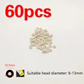 60pcs White small