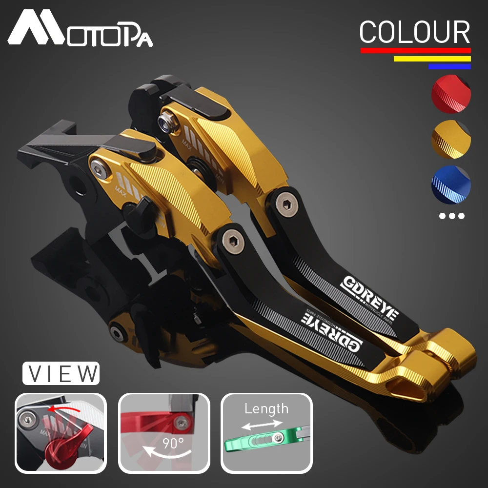 

MOTOPA CNC 5D Clutch Brake Lever For Loncin VOGE 300 RALLY 300 300RALLY RALLY300 Adjustable Clutch Brake Lever LOGO VOGE