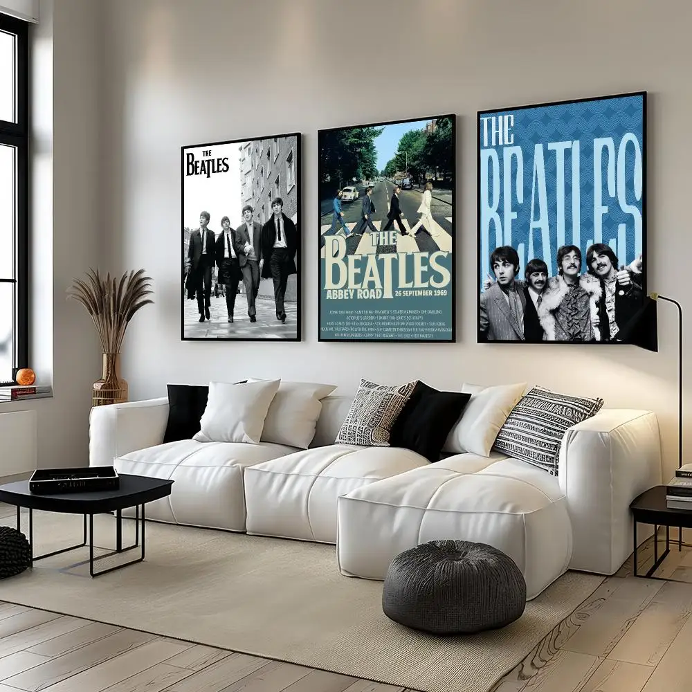 Rock The B-Beatles-S Band Music Poster For Bedroom Gamer Room Decor Restaurant Wall Trendy Aesthetic Gift