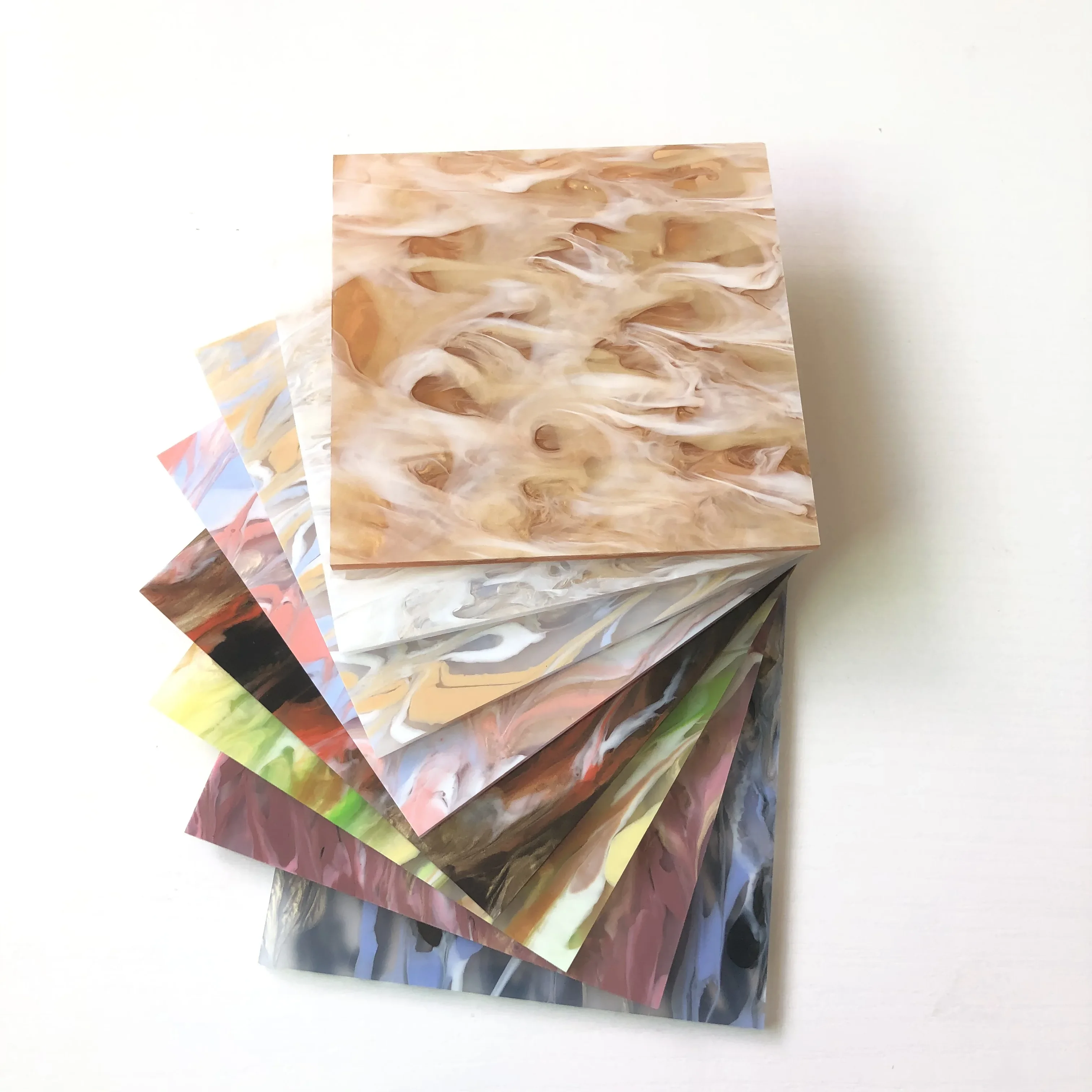 Multicolored PMMA Plexiglass Panel, 3mm Thick Acrylic Plate, 8 Colors for Jewelry, Craft & DIY Decoration