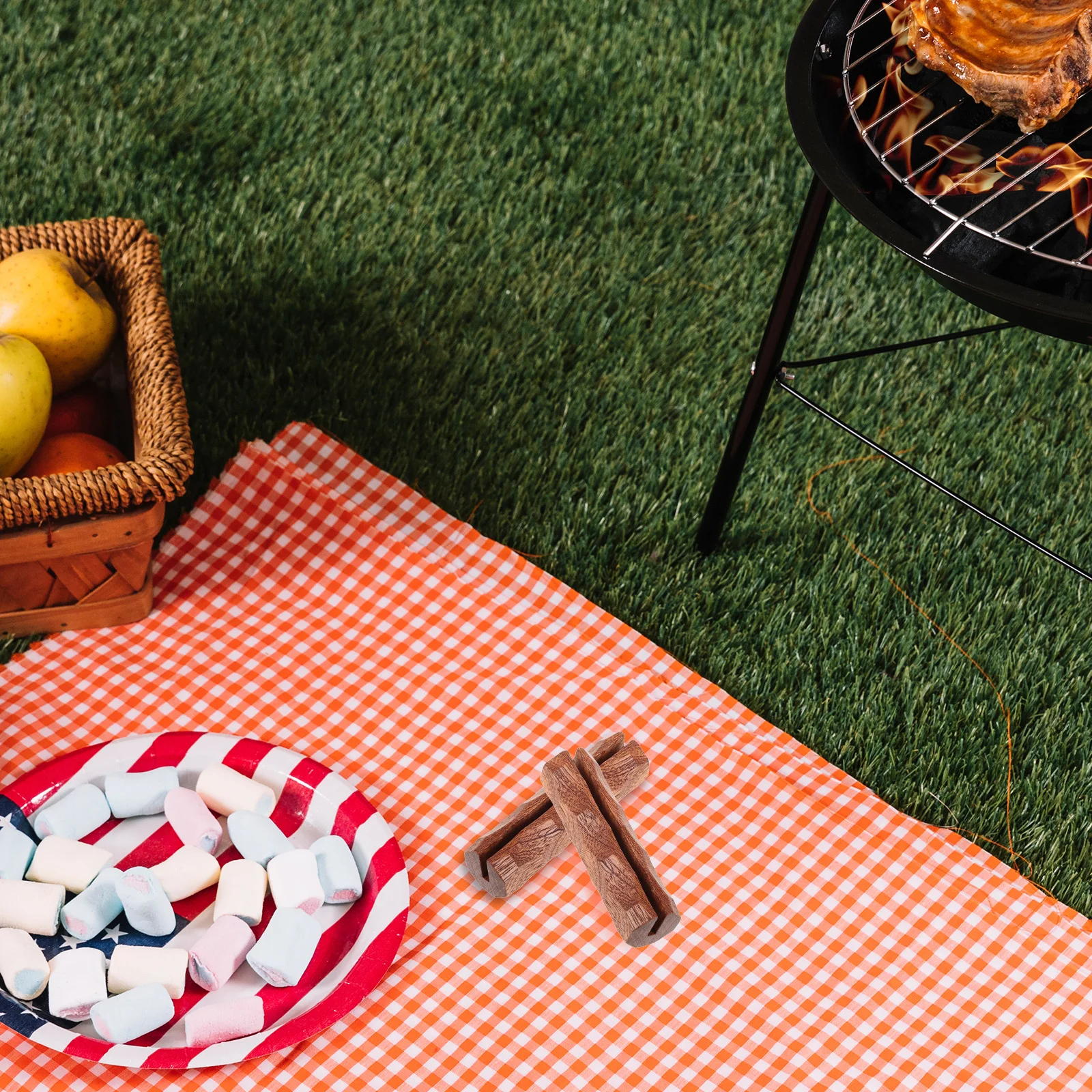 

1Pair Wood Handle Heat Resistant Cast Iron Pan Handle Covers Outdoor Bbq Pan Sleeves Protective Grip Cover Holder