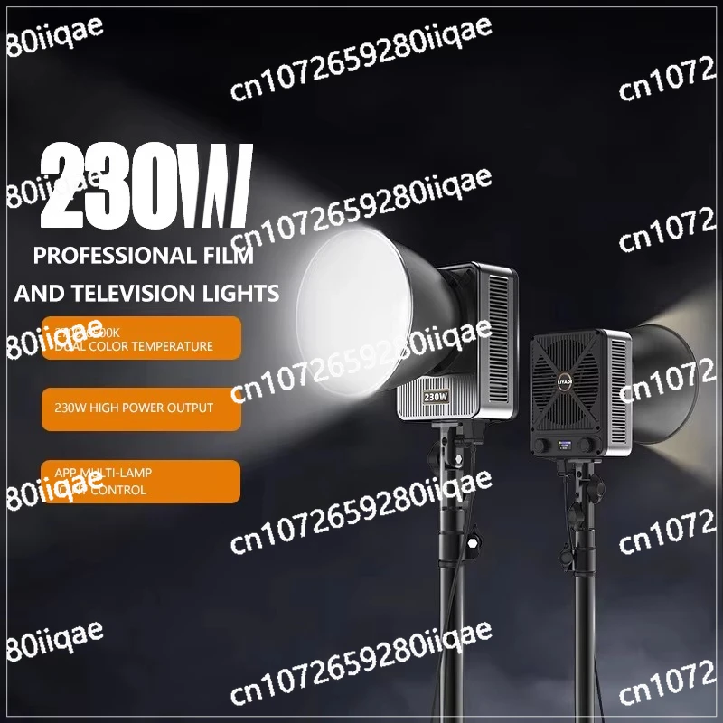 High color display and high brightness 330w photography led light film and television live light