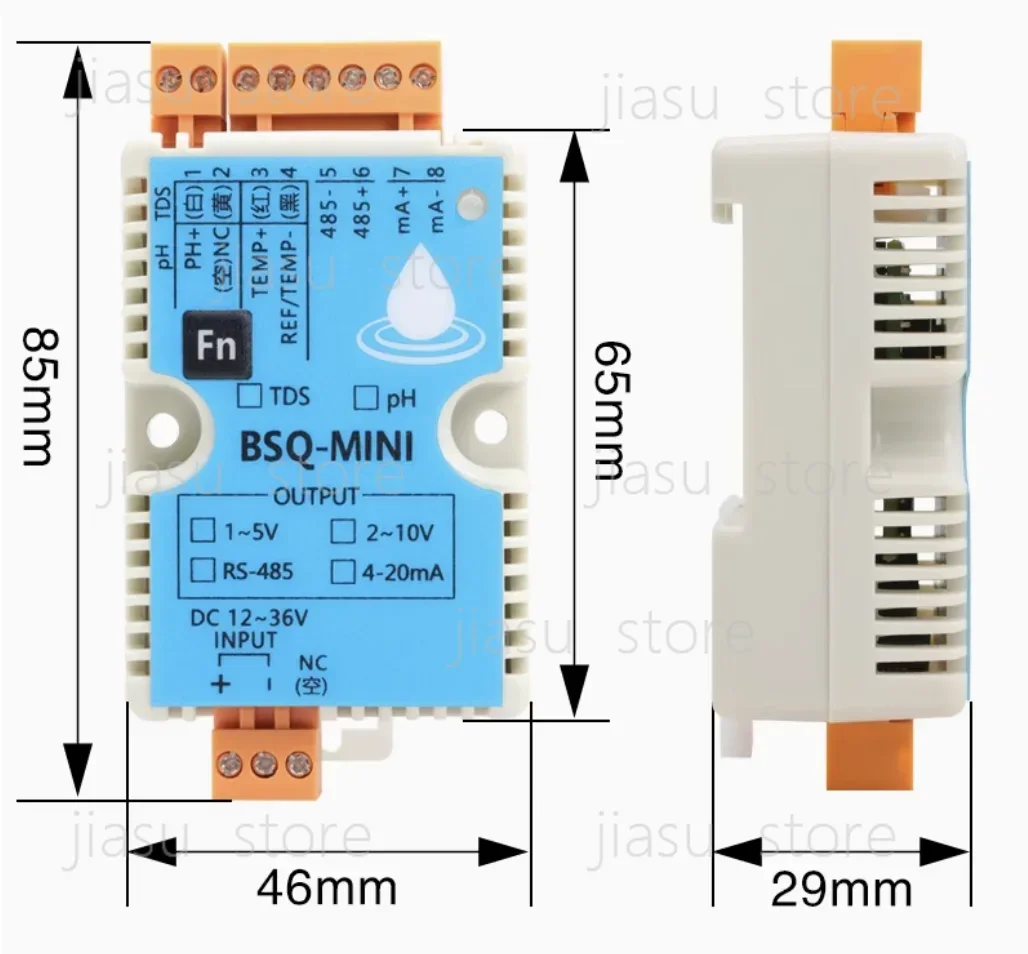 Conductivity transmitter conductivity meter pH controller electrode pH meter sensor EC TDS BSQ Mini