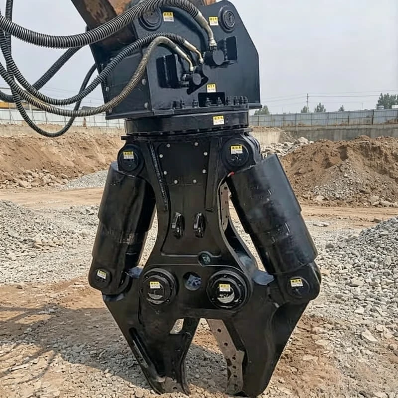 6-40Ton Excavator Hydraulic Shear Metal Cutting Double Cylinder 360Rotation Scrap Processing High Strength Alloy Steel Custom