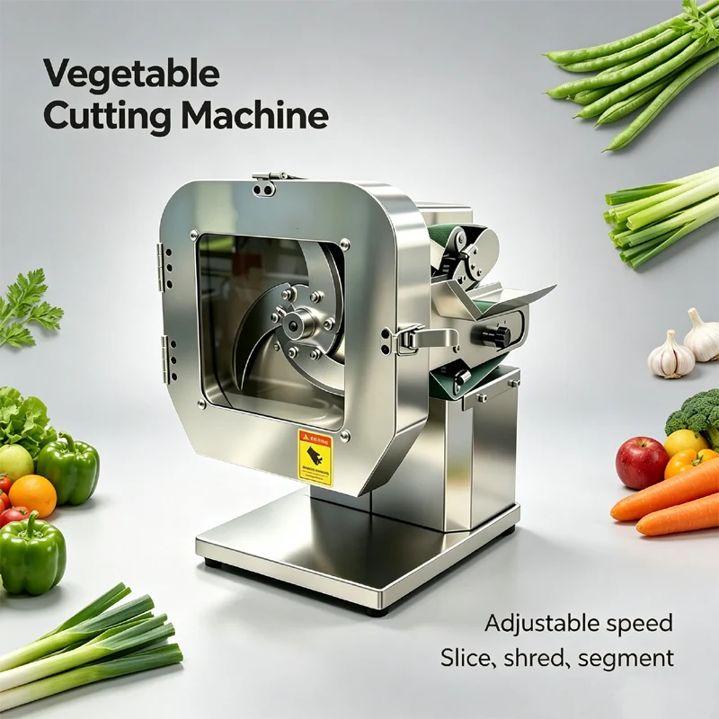 Small Vegetable Cutter Machine  Electric Scallion Chopper Vegetable Cutting Machine For Commercial Kitchen Restaurant