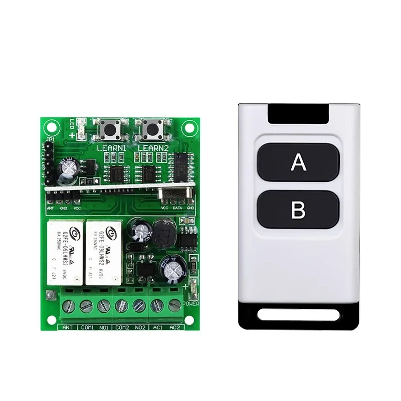 Wide Voltage DC12-48V Two-way Wireless Remote Control Switch For Home Lighting Control Chandelier Table Lamps