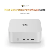 Beelink SER8 AI MINI PC R7 8845HS Up to 5.1GHz  DDR5 NVME SSD PCIe4.0 WIFI6 BT5.2 USB 4.0 Desktop Gaming Computer