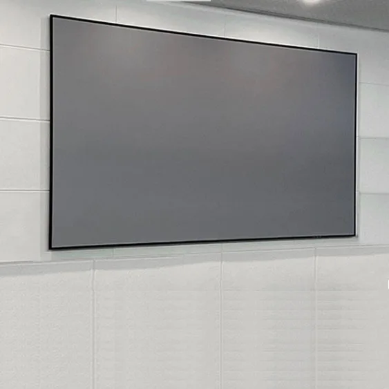 100 120 150 Inch Fixed Frame Screen 4K HD ALR Grey Crystal Projection Screen for Short & Long Throw Projector Screens