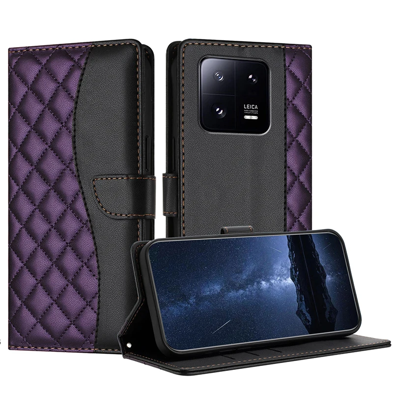 Quakeproof Flip Leather Cover Case for Xiaomi 14 13 Pro Ultra 12 12X 12S 11 Lite 11T 12T 13T POCO X3 X4Pro M4Pro Luxury