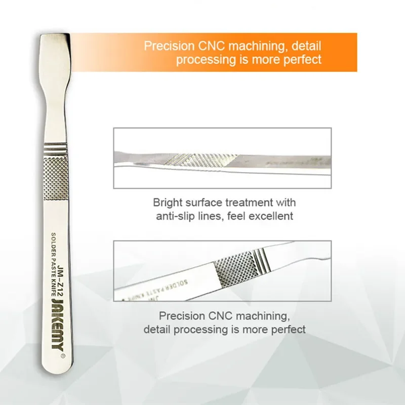 JAKEMY-Memory Metal Scraper para Motherboard, Chip Repair, Celular, Tablet, PC Opening, Tin Rasping Knife