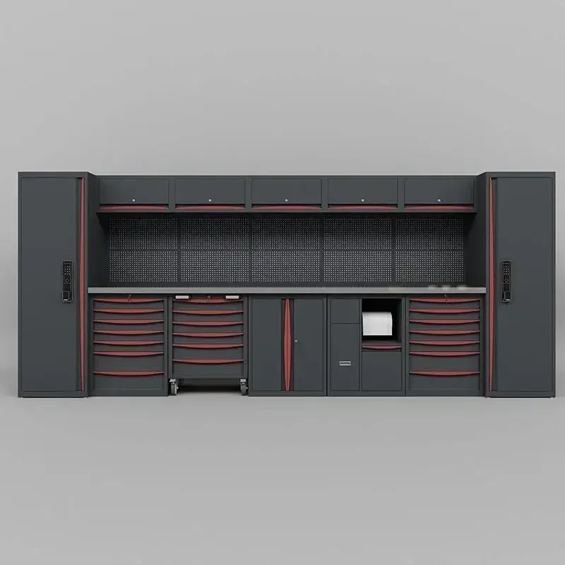 Mental or PC Handles Workbench Workshop Metal Tool Cabinet Sets with Master Chest Garage Steel Locker Flexible Customized