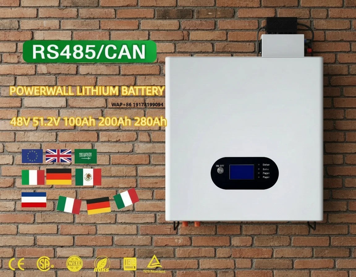

Factory Price OEM Service 51.2V 280Ah Wall Mounted Solar Lithium Lifepo4 Battery for Home Use Long Life Use