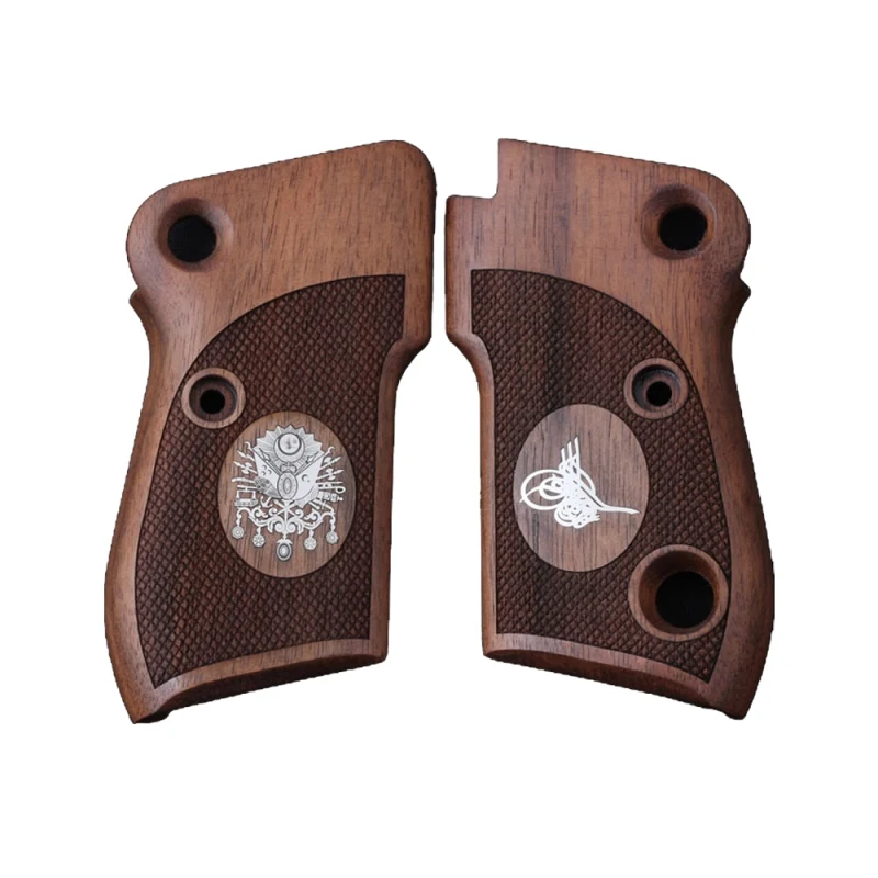 

KSD Brand Beretta Mod 951 Compatible Walnut Grips Diamond