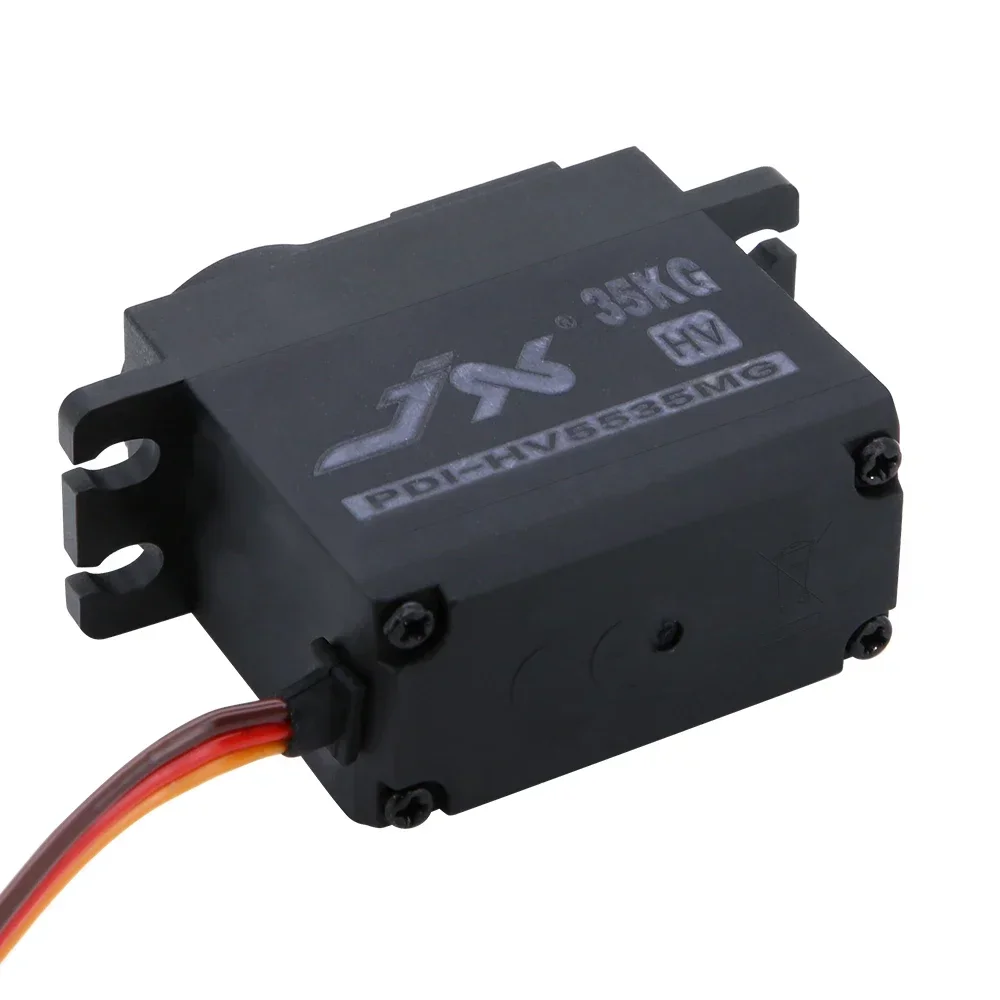 JX Servo PDIHV5535MG 35KG moteur de direction numérique haute pression à couple élevé pour les Applications de robots de modèle de bateau de véhicule RC