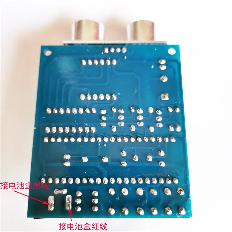 51 Single-chip Microcomputer Ultrasonic Distance Measuring Equipment Parking Sensor Alarm HC-SR04 Module DIY Kit