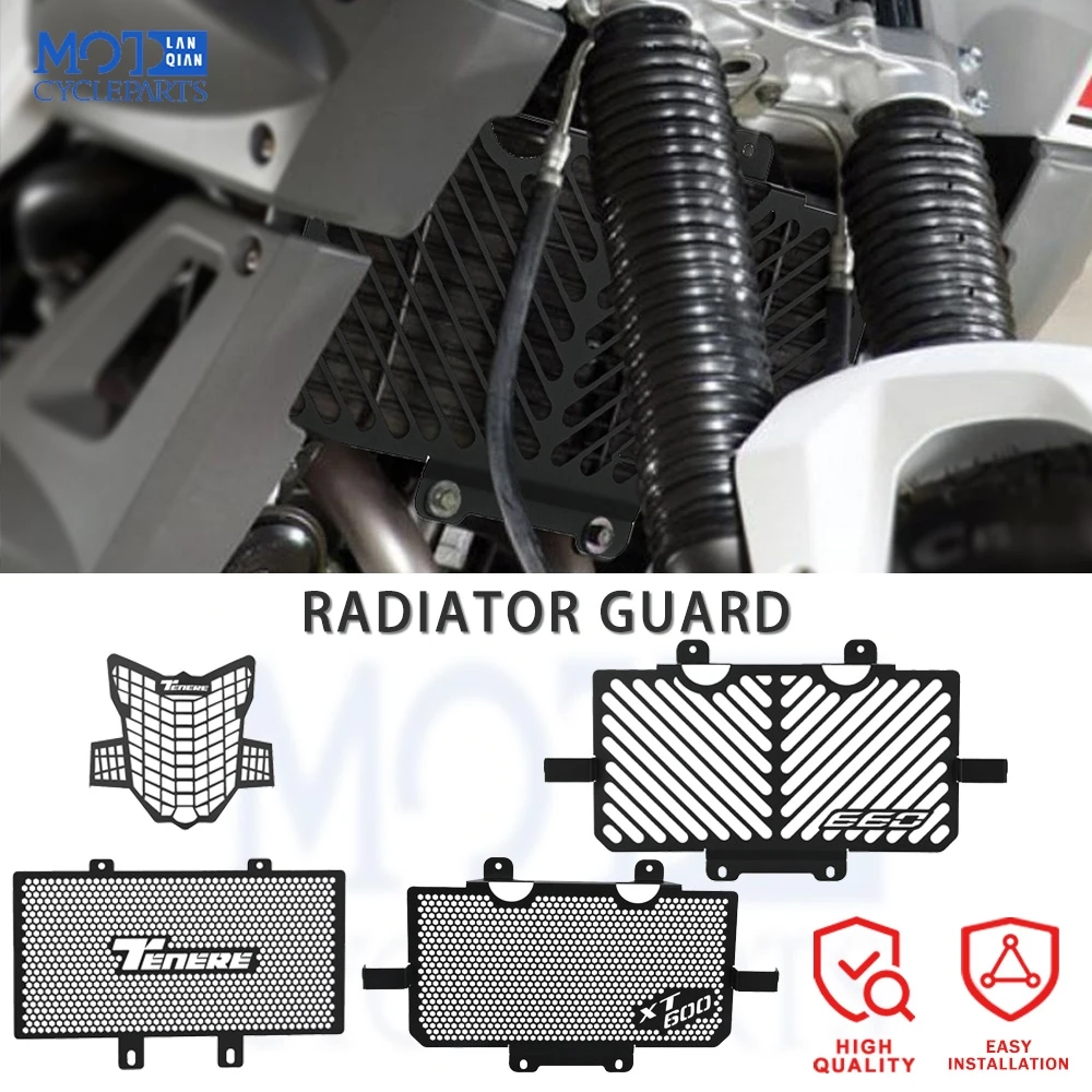 For Yamaha XT 660 Z Tenere 2007 2008 2009 2010 2011 2012 2013 2014 2015 2016 XT660Z Motorcycle Radiator Grille Grill Guard Cover