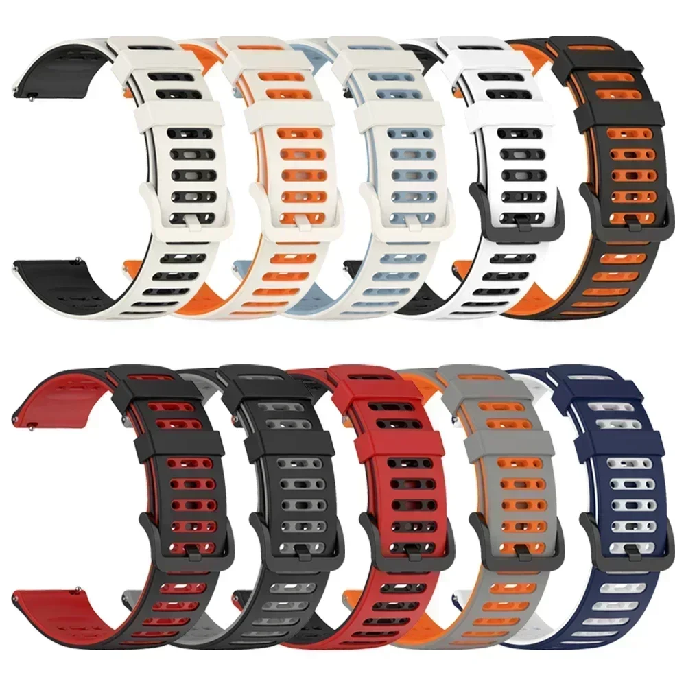 22mm Silicone Watch Strap for COLMI M42 P71 P68 P81 C81 V68 V70 C8 Max V75 GPS Watchband Bracelet Women and Men Sports Wristband