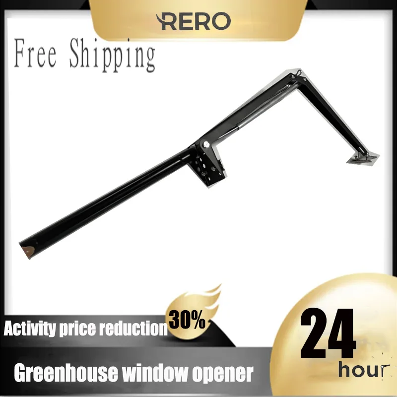 RERO New Black Single Spring Window Opener Material Iron Garden Greenhouse Autom High Qualityatic Window Opener