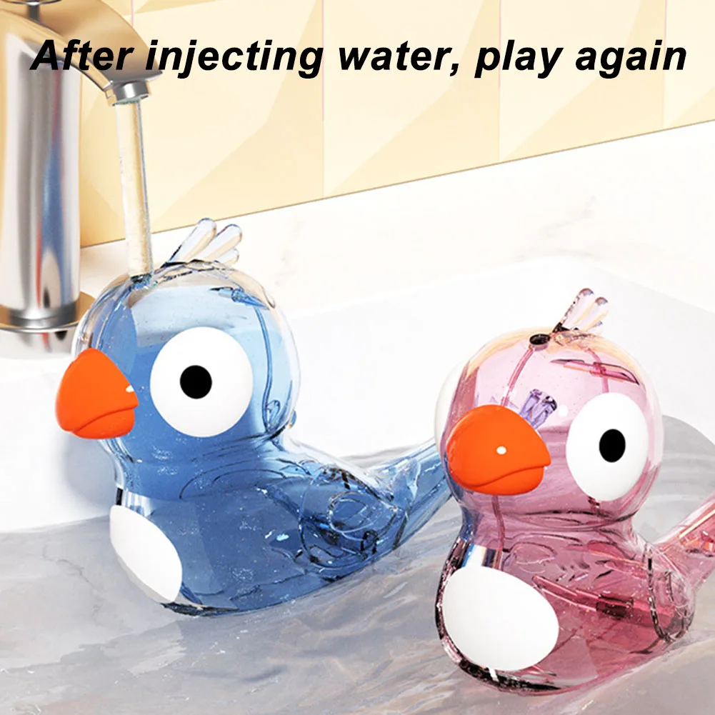

12*8.7*4.8cm Kids Bath Toy Toddler Water Toy Water-Activated Sound Safe Plastic Material 2-in-1 Whistle Feature
