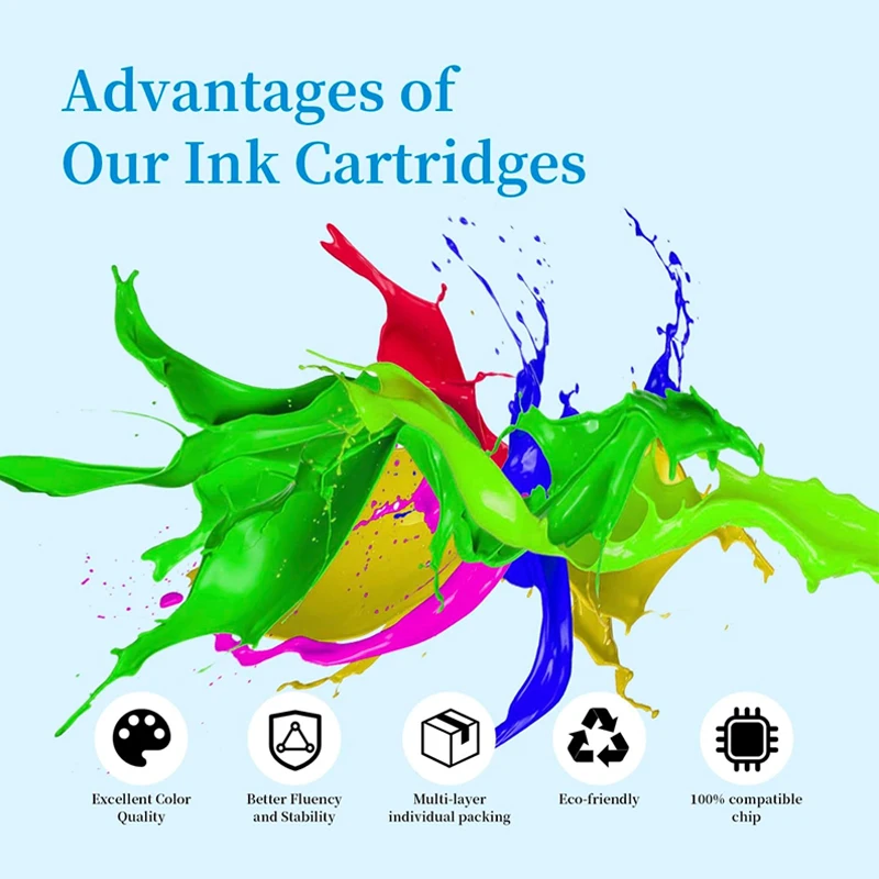الأصلي لإبسون 056 057 الحبر L8058 L18058 L8050 L18050 L18100 الحبر ستة ألوان طابعة عبوة الحبر أطقم
