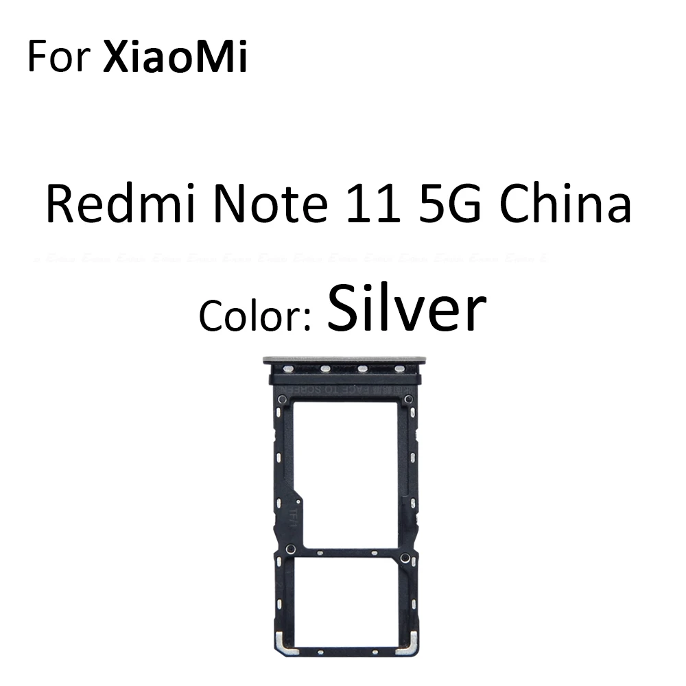 بطاقة Sim مايكرو SD بطاقة صينية المقبس حامل فتحة الحاويات موصل محول أجزاء ل XiaoMi Redmi ملاحظة 11 11T برو زائد 4G 5G