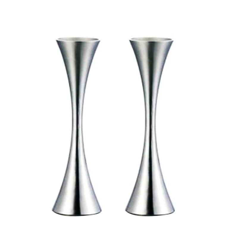 L9NB Stainless Steel Flower Vase Stylish Tower Flower Holder Trendy Vase for Wedding