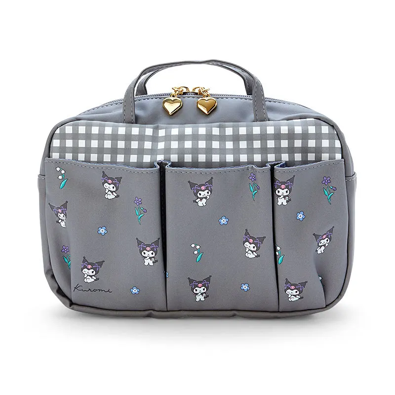 Anime Hello Kitty Multifunctional Bag Sanrio Kuromi Cinnamoroll Mymelody Large Capacity Makeup Bag Portable Toiletry Bag