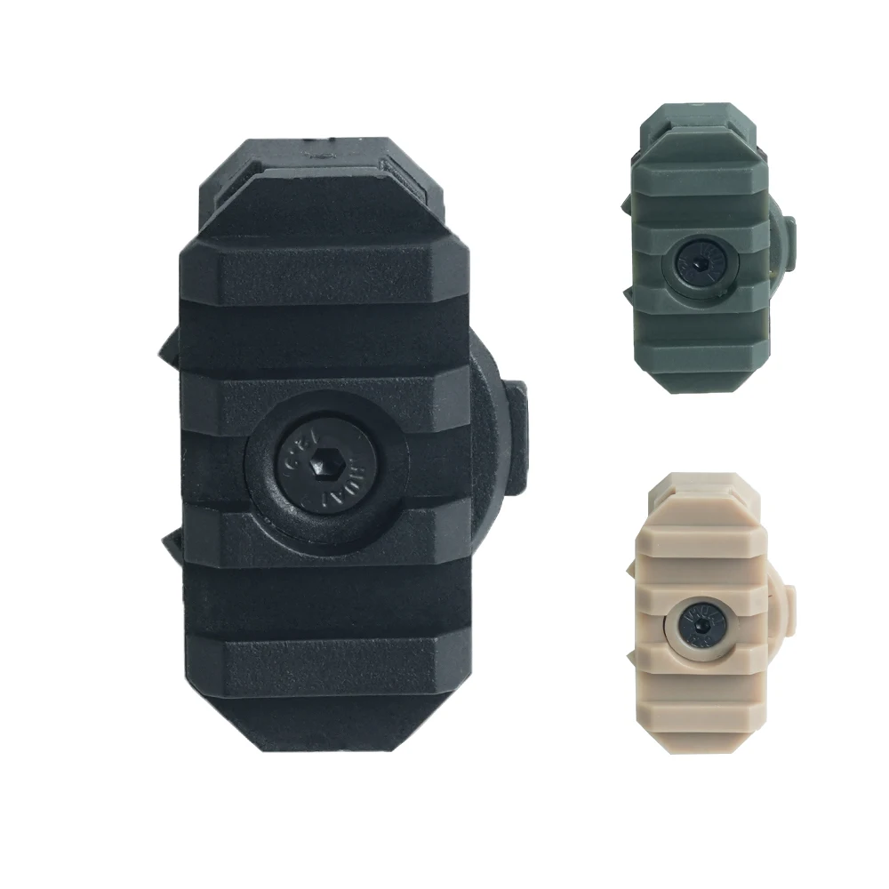 BOOIU Tactical Helmet Side Rail Slider Nylon Adjustable 360 Rotatable Fast/MICH Helmet Rail Adapter Mount Equipped Accessories