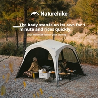 Naturehike Dome Tent Canopy Waterproof Quick Open Docking Tent Outdoor Camping Large Sunshade Tarp Family PU5000+ UPF12500+
