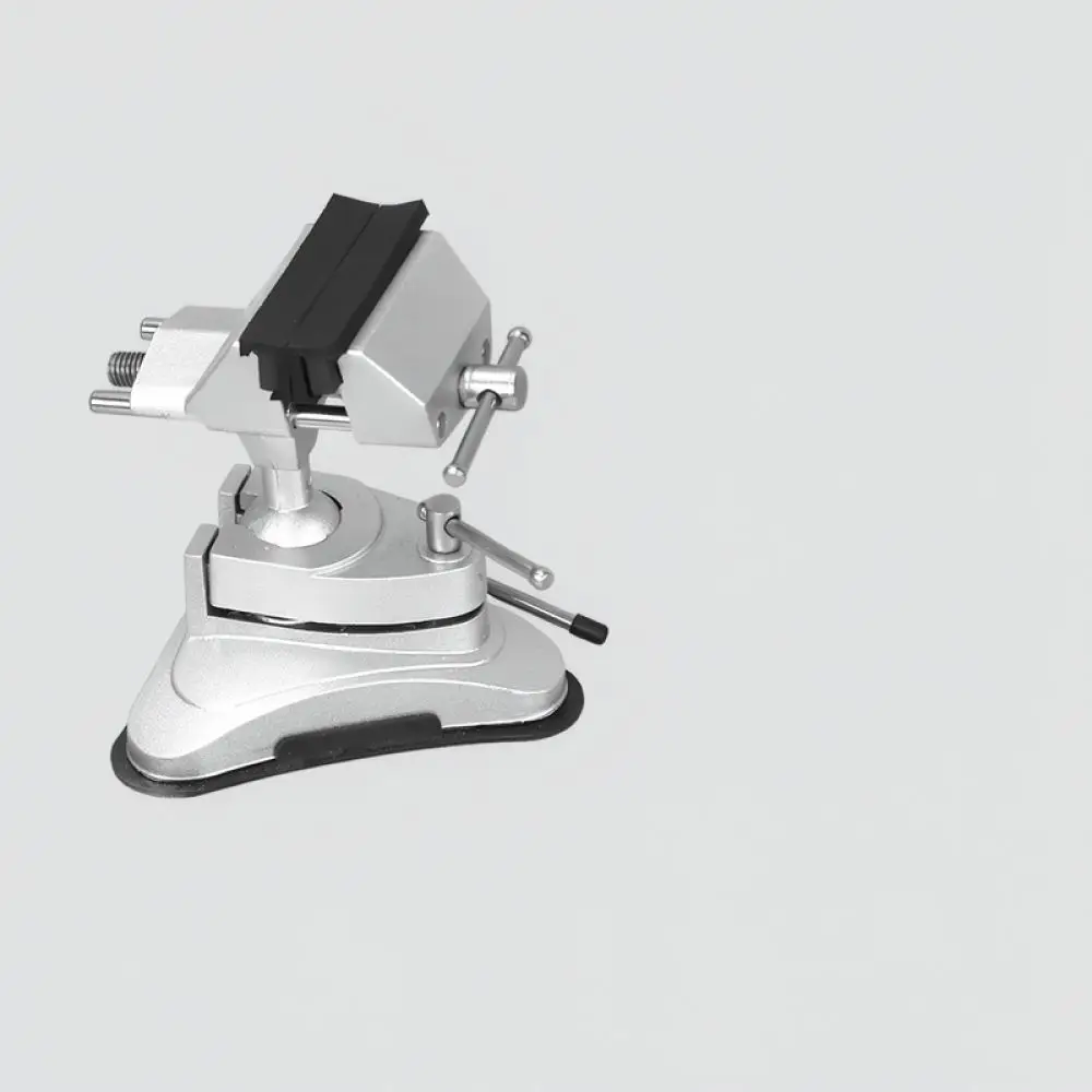 Professional Aluminum Bench Vise Suction Cup Clamp For ZHCY Rotary Desktop Vice Precision Workholding Tool Kit