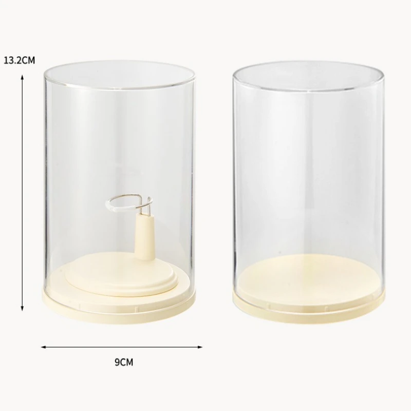 4th Generation Mini Labubu Doll Display Box Display Cabinet Hot Sale Simple Transparent Dustproof Blind Box Storage Box