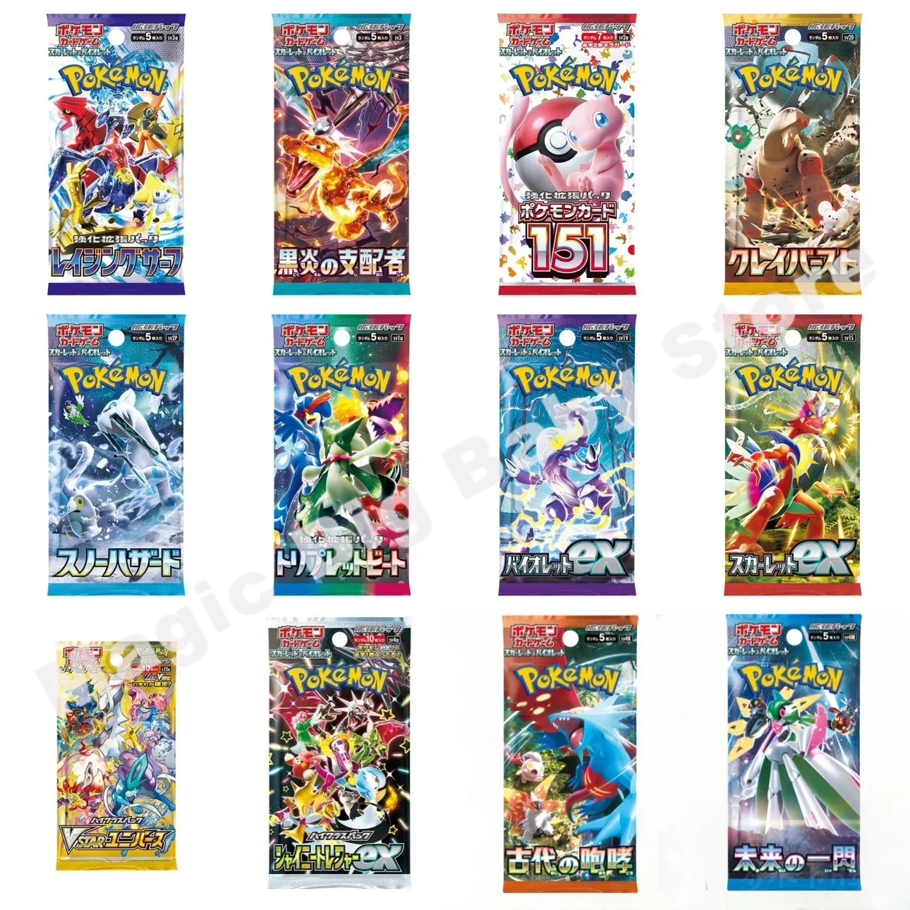 Oryginalna gra karciana kolekcjonerska Pokemon PTCG Japońska Zhu i fioletowa Wszystkie serie Dziwne drzewo 151 SV4A Zhu i fioletowa kolekcja Gry