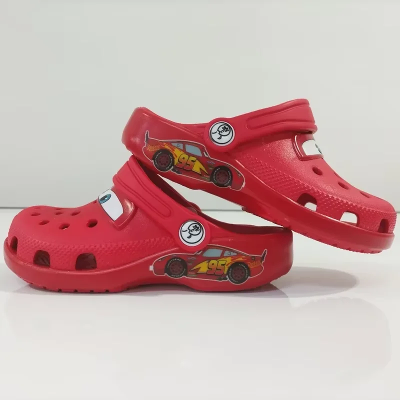 

Car 95 Lightning Mcqueen Breathable Summer Clogs Lightweight Non-Slip Garden Shoes For Kids Outdoor Beach Sandals Slippers Gift