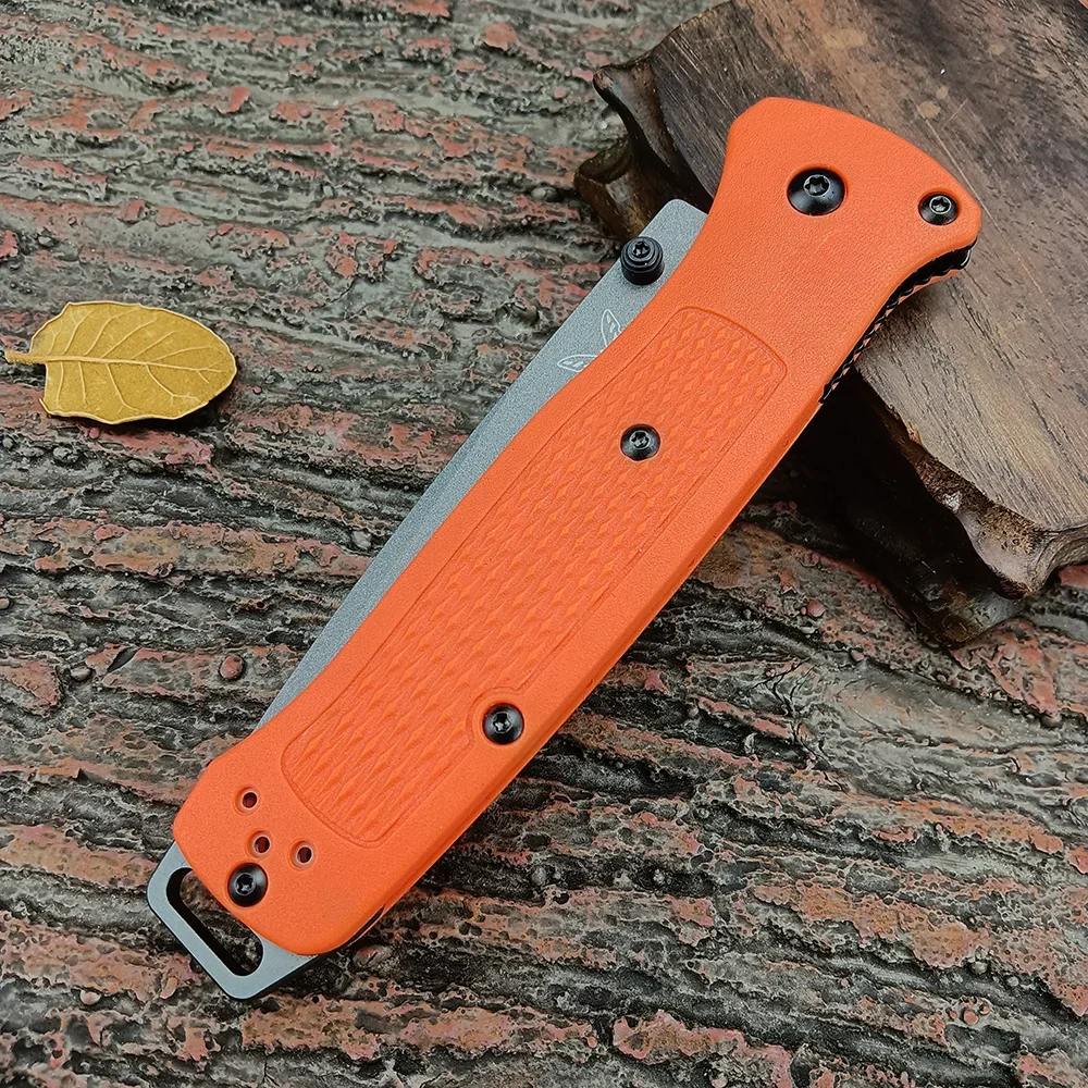 BM 537 Bailout Outdoor Flipper Folding Knife Self Defense Camping Pocket Sharp Tactical Nylon Fiber Handle Everyday Carry Tools