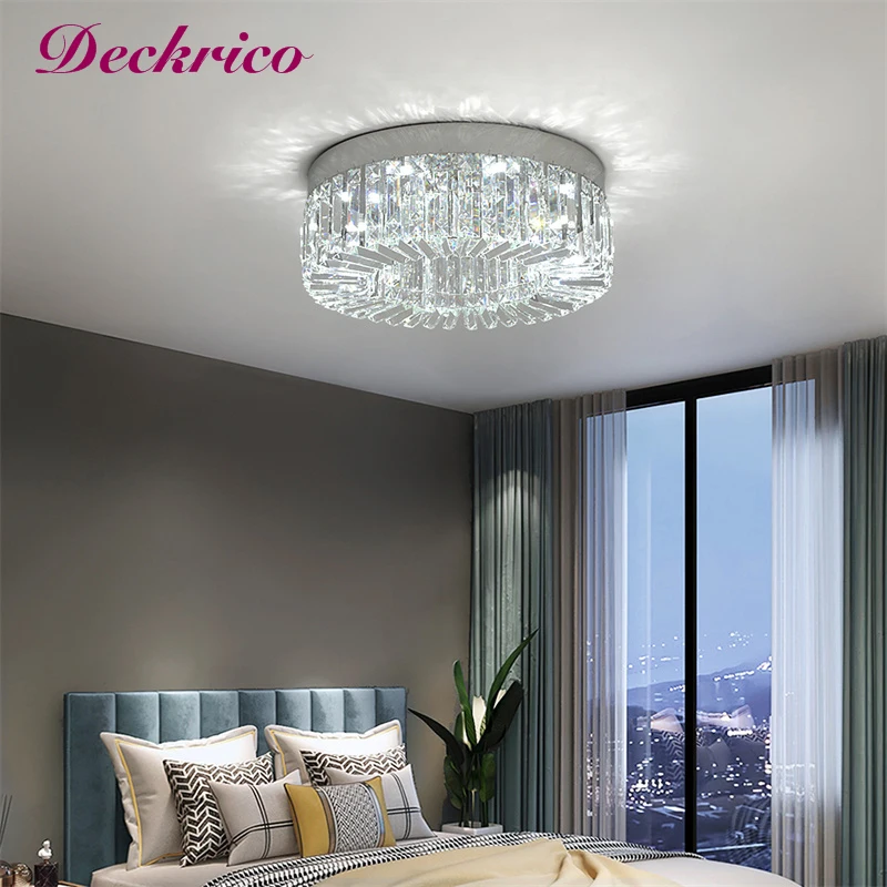 Modern Chandelier For Dining Room Ceiling Lamp Silvery Mount Light Plafon Led Lamparas Lampara Bedroom Hanging Lamps For Ceiling