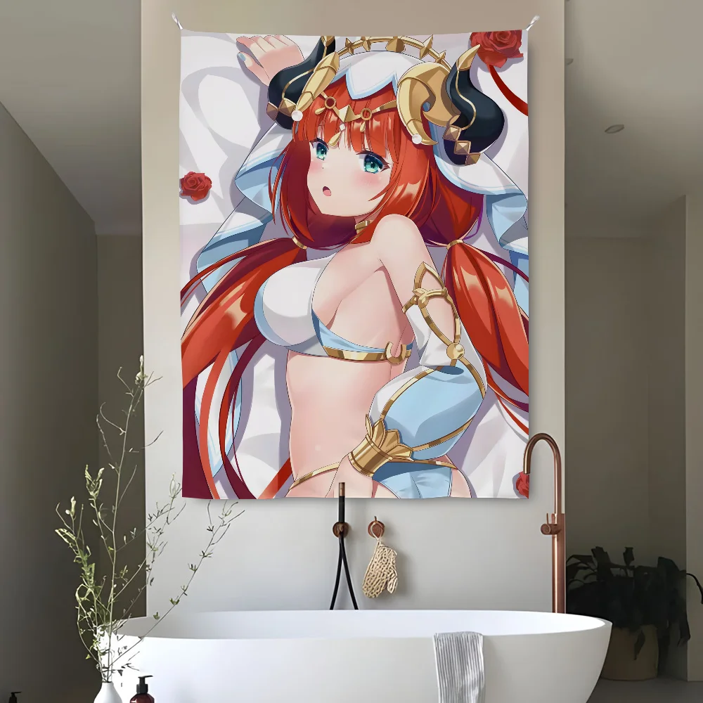 

Nilou Genshin Impact Sexy Girl Tapestry Perfect For Home&Living Bedroom Decor Wall Art Backdrop Banner