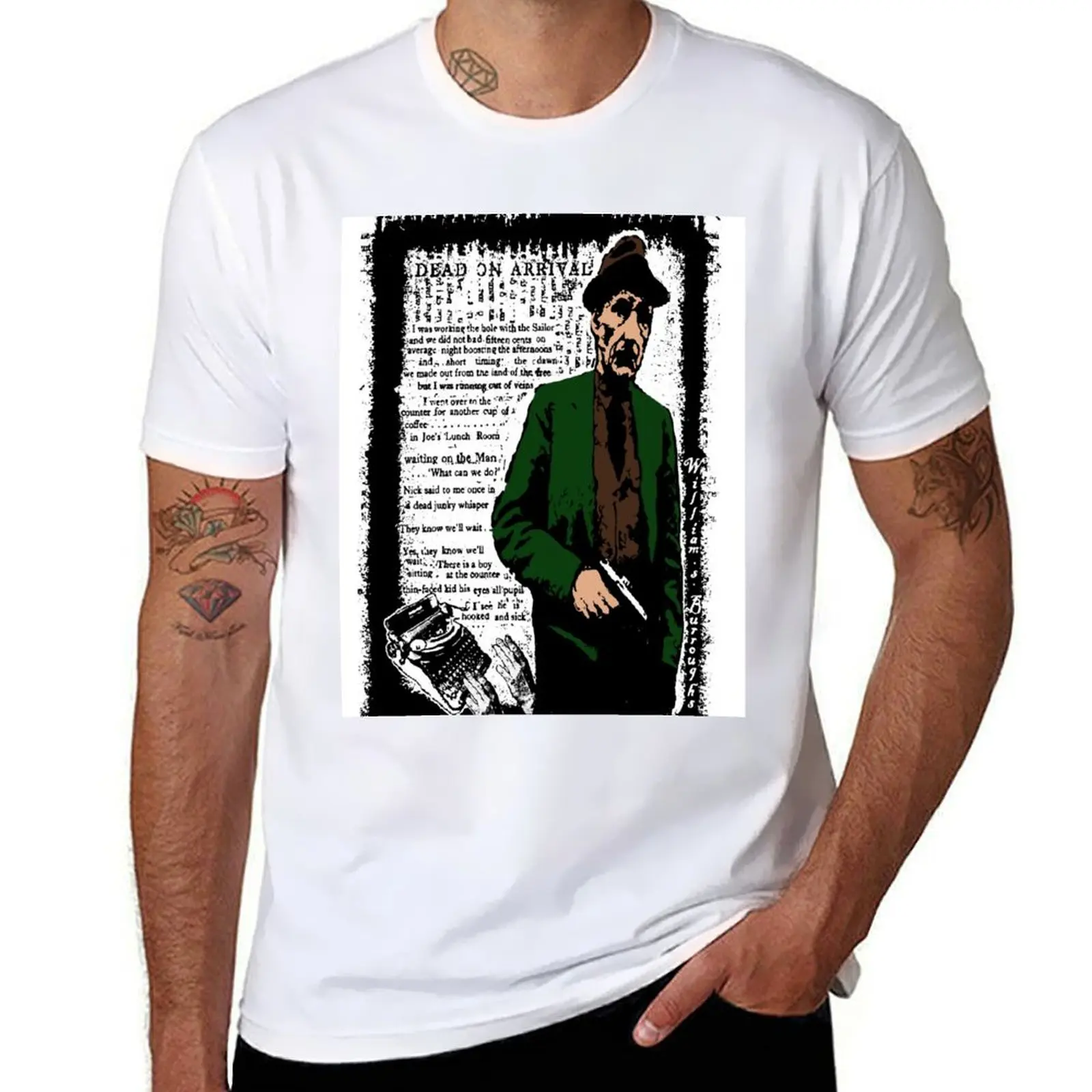 

William.S.Burroughs-Dead On Arrival 2 T-Shirt Standard Fit Solid Tee Shirt