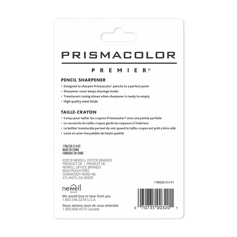 مبراة أقلام يدوية محمولة بفتحتين وشفرات مزدوجة ونقطة واسعة وشفافة باللون الأسود لفناني الجسم واللوازم المدرسية