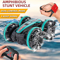 4Wd Remote Control Car Amphibious Vehicle RC Car Toys Boat Drift Cars Gesture Controlled Stunt Car Toy For Kids Adults Children