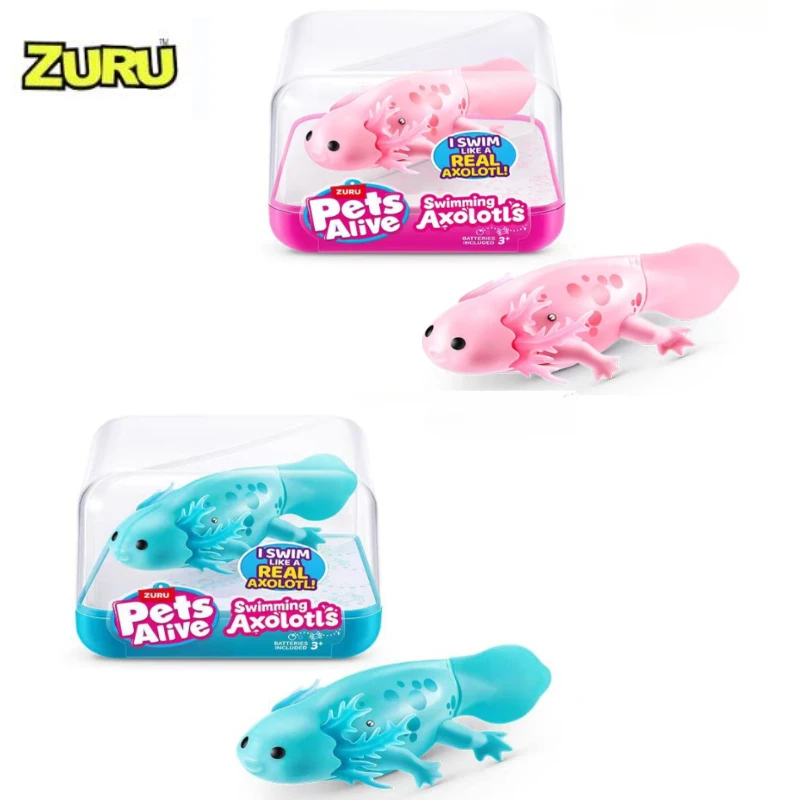 الأصلي Zuru Pet ISWIM ILIKE A Real AxoLoL! لعبة مياه محاكاة كهربائية لرياض الأطفال من Axolotls