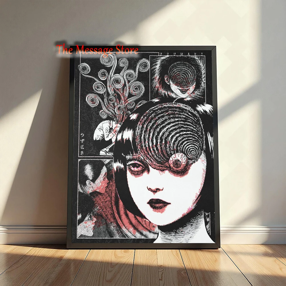 Poster di Junji Ito Uzumaki, S - Japanese Women Lifestyle recensione e prezzo