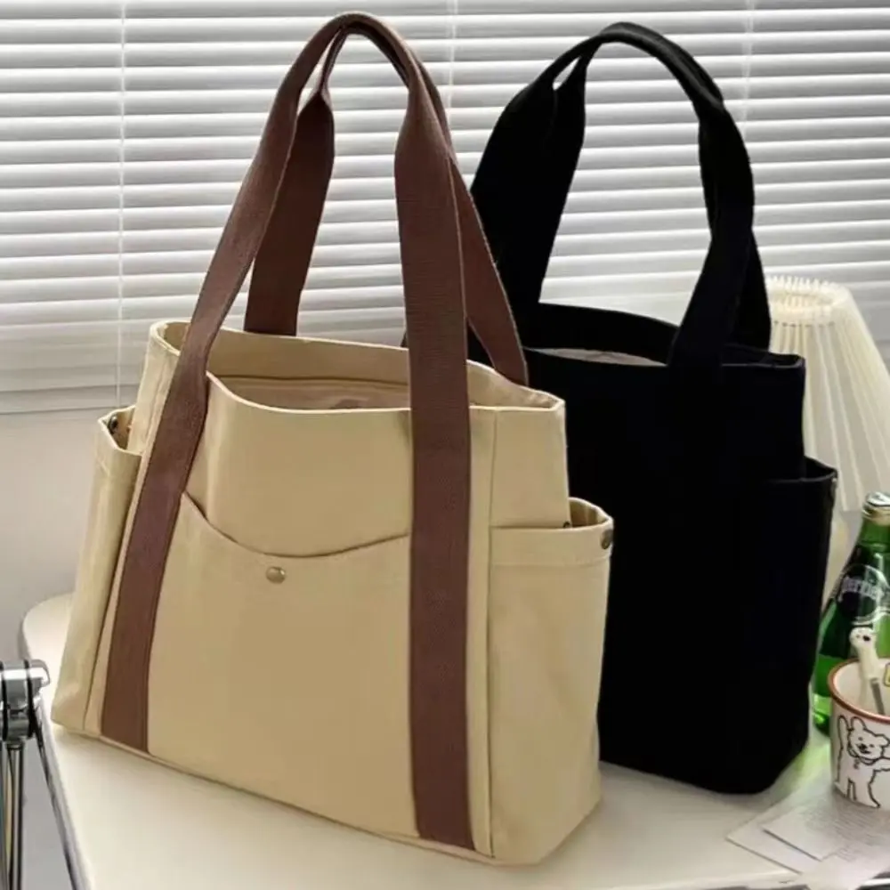 

Underarm Women's Bag Large Capacity Tote Bag Solid Letter Trendy Versatile Handbag INS Shopping bag Work Student Class