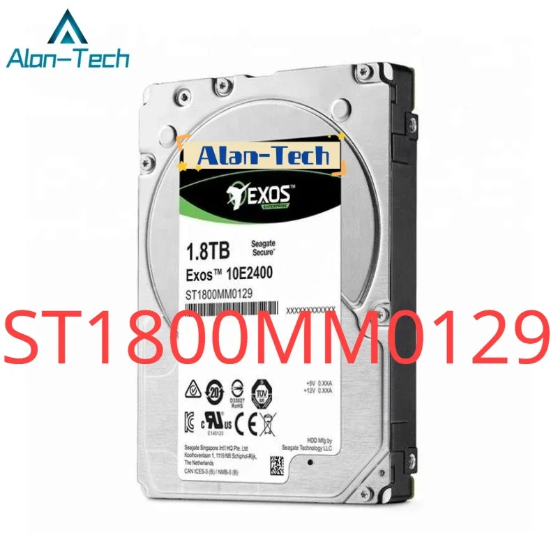 

ST1800MM0129 1.8TB SAS HDD Original New Enterprise HDD EXOS 10E2400 12Gb/s 10K 10000rpm 2.5inch Internal Hard Disk for Server