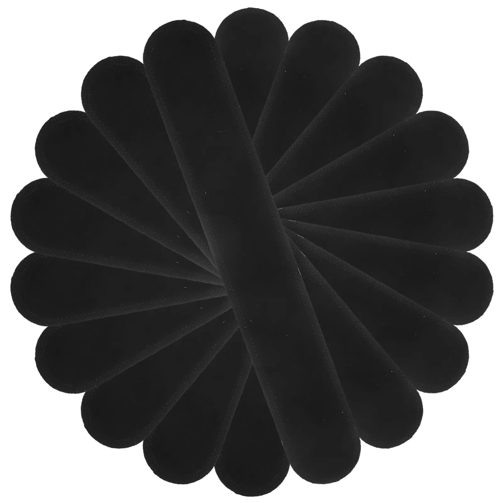 

20Pcs Absorbent Disposable Sweatband Hat Liner Pads Black Sweat Stains Guard Quick Dry Hat Cushion Accessories
