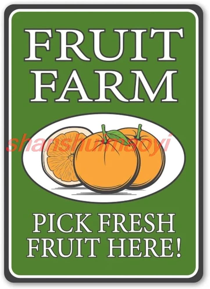 Fruit Farm Sign, Fruit Growing Sign, Fruit Garden Sign, Fruit Grower Gift, Fruit Garden Gift, Garden Gift, Outdoor Garden G KYH