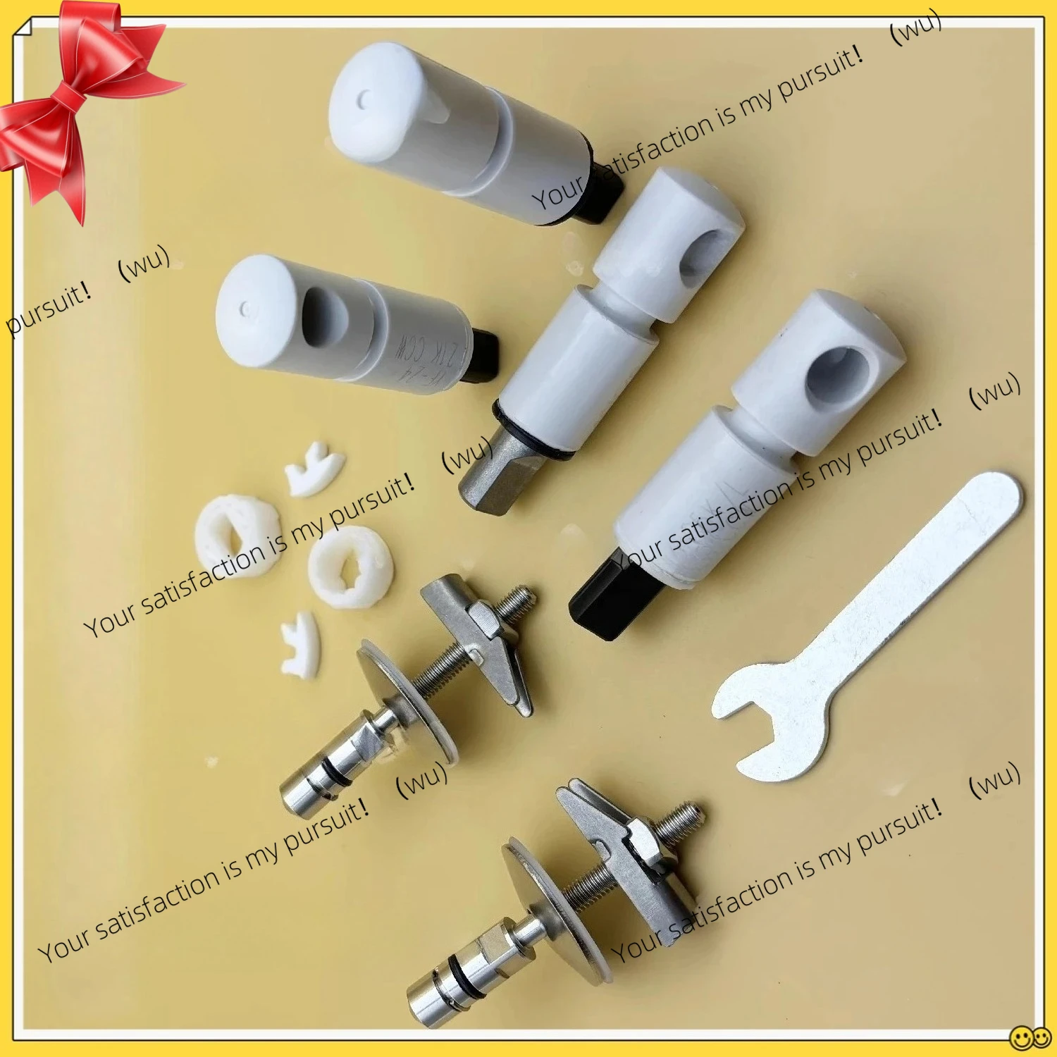Slow-closing toilet lid hinge shock absorber accessories for Duravit, Ville and Bork, Geberit