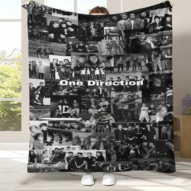 3D One D-Direction Boy Band Soft Flannel Throw Blanket,Cozy Warm Blanket for Bed,Sofa,Living Room,Picnic,Camping,Home Decor,Gift