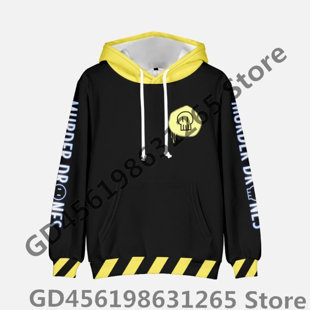 2024 MURDER DRONES Best Friends N UZI Hoodie Unisex Streetwear Spring/Autumn Teens Kawaii Boys/girls Tops Cool Anime Clothes