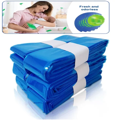 Genie Replacement Trash Bags Baby Diaper Replacement Trash Bags Tear-resistant Trash Bags for Angel and Tippee Tommee Care